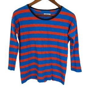 Madewell Striped Shirt 3/4 Sleeve Small